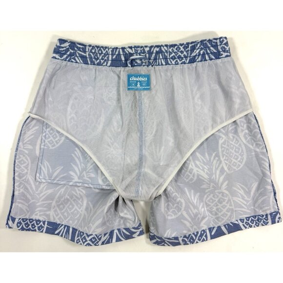 Chubbies The Thigh Napples Swim Trunks Mens Sz Medium 5.5" Mesh Lined Pineapple - Picture 10 of 14